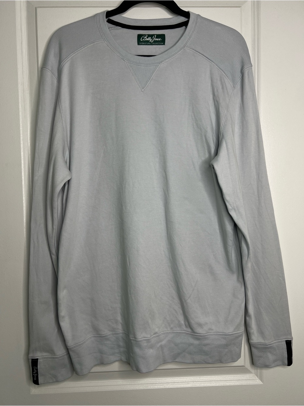 Bobby Jones Signature Collection Mens M Blue Gray Crewneck Cotton Sweatshirt